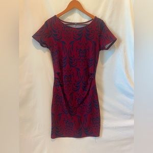 Pink Blush Fitted Maternity Dress (Medium)